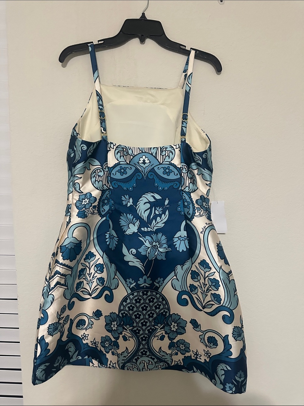 NWT MESTIZA NEW YORK Aniston Mini Dress Jardin Bleu - Picture 11 of 14